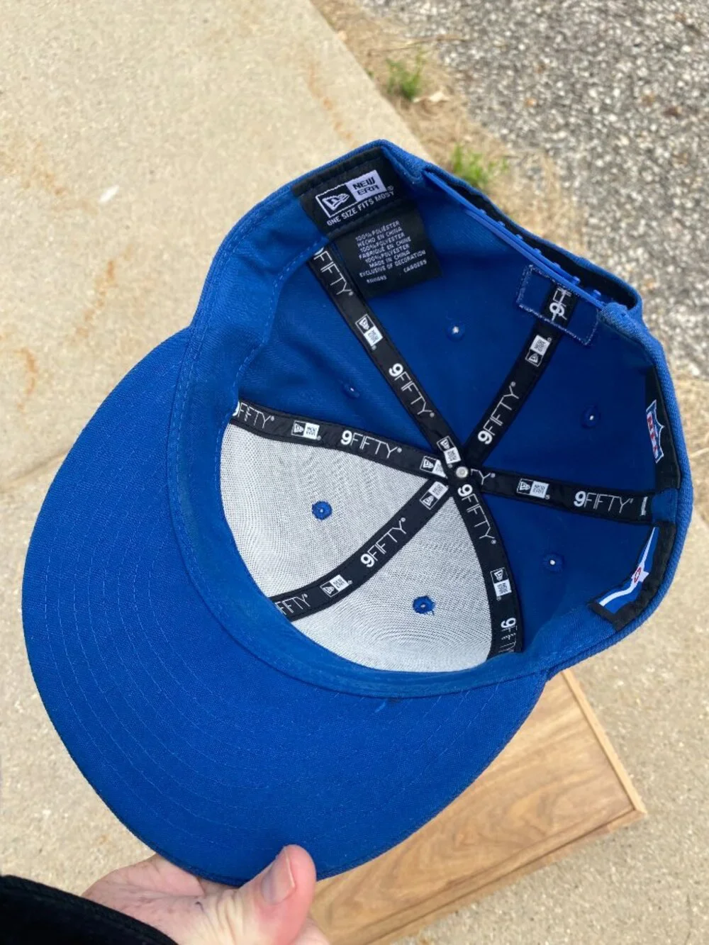 New Era 59FIFTY Indianapolis Colts NFL Blue Snapback Hat Cap